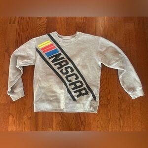 NASCAR Gray Kids Large L Sweater Boys or Girls